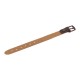 řemínek (pásek) s přezkou, 17 cm, černý, Lefa