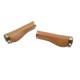 rukojeti Leatherette Ergo hnědé, koženka, 135 mm, Lock-On brown