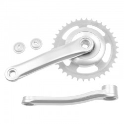 kliky s převodníkem, 4hran, 38 zubů, 170 mm, 1/2"x3/32", stříbrné