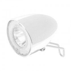 světlo přední na dynamo, Retro Ebike 1xLed, s držákem
