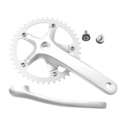 kliky s převodníkem, 4hran, 42 zubů, 170 mm, stříbrné