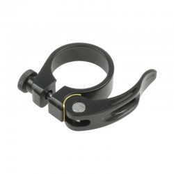 objímka podsedlová 34,9 mm, černá, rychloupínací