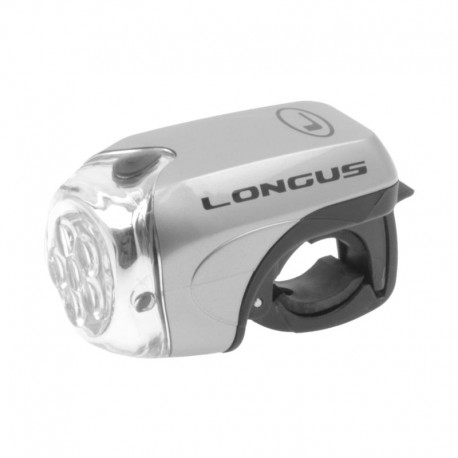 světlo přední 6xLED stříbrné, Longus