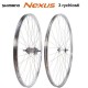 kolo vypletené 28" (635 mm, 36 děr) SET přední+zadní, Speed chrom, Shimano Nexus 3r