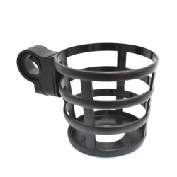 držák kelímku - láhve na řidítka, černý, vč. imbus klíče