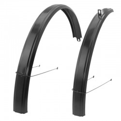 blatníky kovové 20"/56 mm, černé, Nostalgia