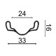 ráfek 28" (635 mm), 36 děr, chrom, Westrick
