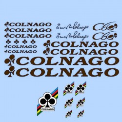 samolepka na kolo-rámový polep Colnago černý