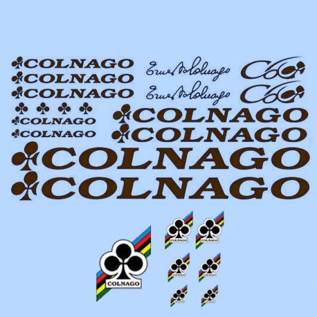 samolepka na kolo-rámový polep Colnago černý