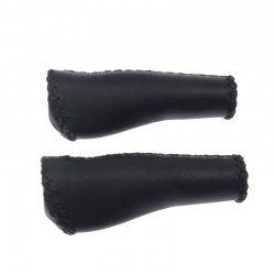 rukojeti Leatherette ProX Ergo černé, koženka, 135 mm