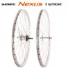 kolo vypletené 28" (622 mm, 36 děr) SET přední+zadní, Remerx Dragon AL, Nexus 3r