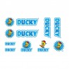 samolepka na kolo-rámový polep Ducky Blue