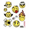 samolepka na kolo-rámový polep Smileys