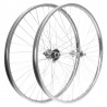 kolo vypletené 28" (622 mm, 36 děr) SET přední+zadní, Speed chrom, torpédo