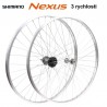 kolo vypletené 28" (635 mm, 36 děr) SET přední+zadní, Beretta WS-25 AL, Nexus 3r
