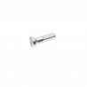 nipl 14 mm stříbrný, pro dráty (špice) 2,0 mm, CnSpoke