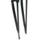 vidlice 26" cruiser, černá, s pružinou, 1 1/8" (springer fork)