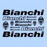 samolepka na kolo-rámový polep Bianchi černý