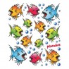 samolepka na kolo-rámový polep Piranhas