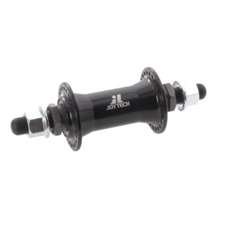 náboj přední 48 děr, 100 mm, osa 14 mm, ocel, černý, Joytech