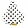 potah sedla Nietverkeerd Dots white+black