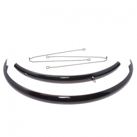 blatníky kovové 28"/46 mm, černé