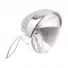 světlo přední HeadLight Motobike 12V, chrom