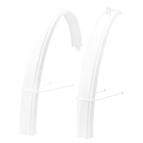 blatníky kovové 26"/56 mm, bílé