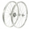 kolo vypletené 20" (406 mm, 36 děr) SET přední+zadní, Speed chrom, torpédo